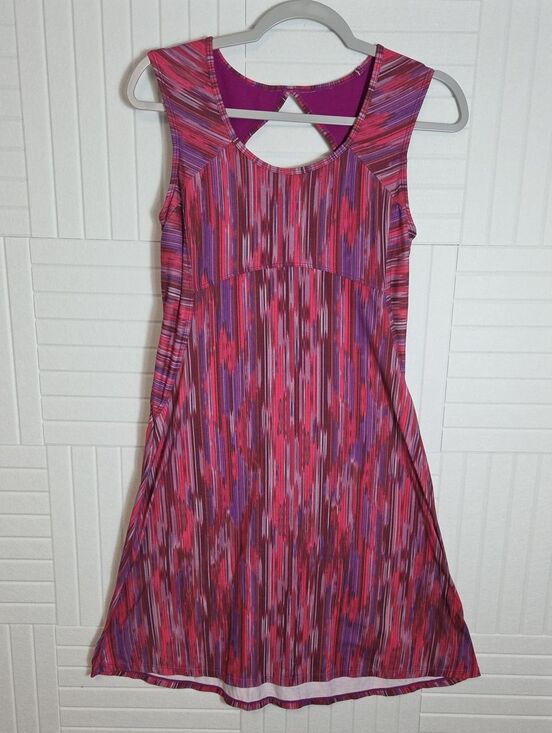 Prana Dresses & Skirts - Prana Open Back Built In Shelf Bra Dress Size S